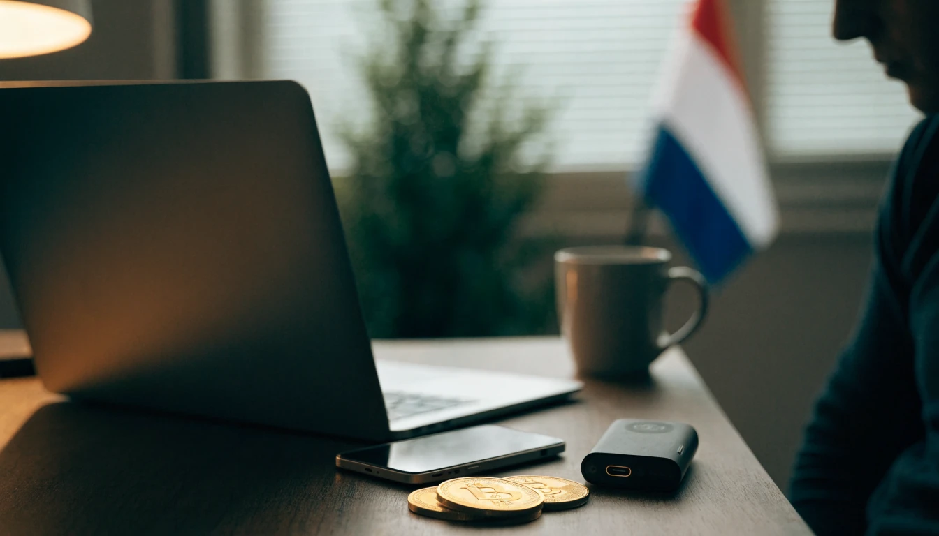 Crypto-casino storting en opname via een hardware wallet
